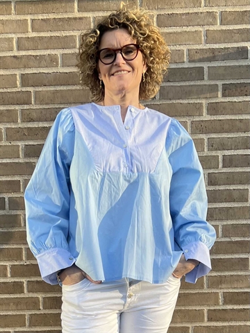 Marta Du Chateau Shirt Style 5519 Blue - skjorte